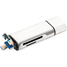 Картридер XOKO AC-440 Type-C USB, MicroUSB/SD Card Reader (XK-AС-440)