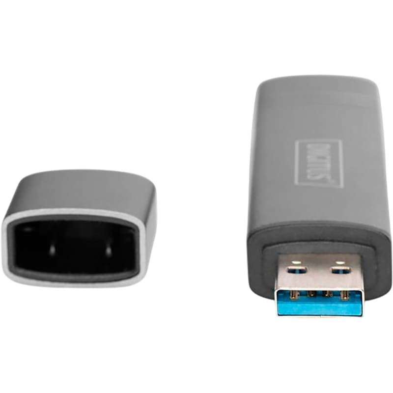 Кардридер DIGITUS USB-C/USB 3.0 SD/MicroSD (DA-70886) Поддержка USB Type-C