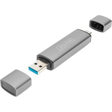 Кардрідер DIGITUS USB-C/USB 3.0 SD/MicroSD (DA-70886)