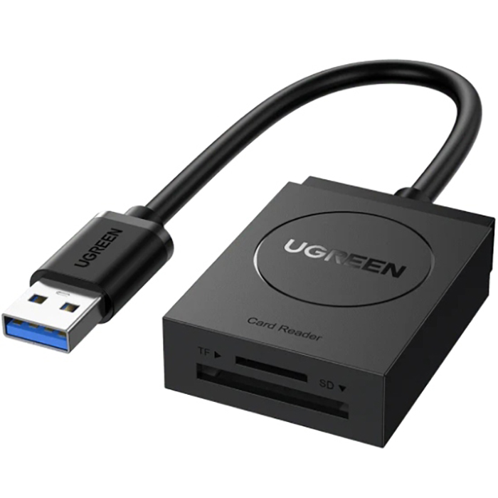 Картридер UGREEN USB 3.0 SD/TF Card CR127 (20250) Типи карт пам'яті Micro-SD