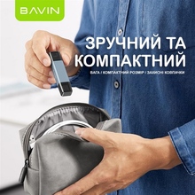Картридер BAVIN OTG-52 5 в 1 Gray (U-OTG-52)