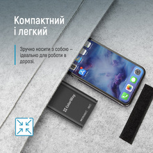 Картридер COLORWAY USB-C - USB 3.0/SD/MicroSD Black (CW-CR-02)