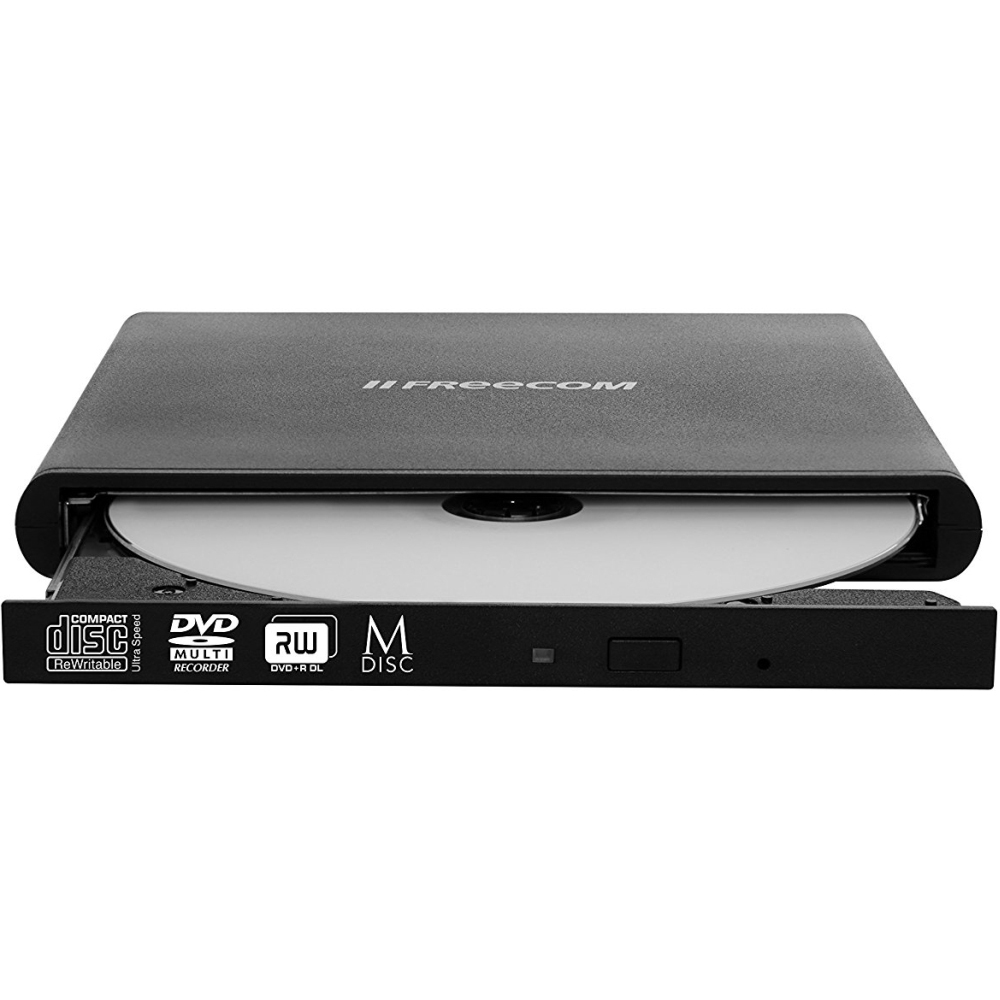 Оптичний привід FREECOM SLIMLINE 8X DVD RW DRIVE USB2.0 (56348) Тип розміщення зовнішній