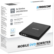 Оптичний привід FREECOM SLIMLINE 8X DVD RW DRIVE USB2.0 (56348)