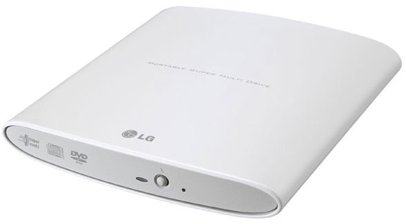 DVD-RW LG GP08NU6W Slim USB 2.0 White Retail Тип привода DVD-RW