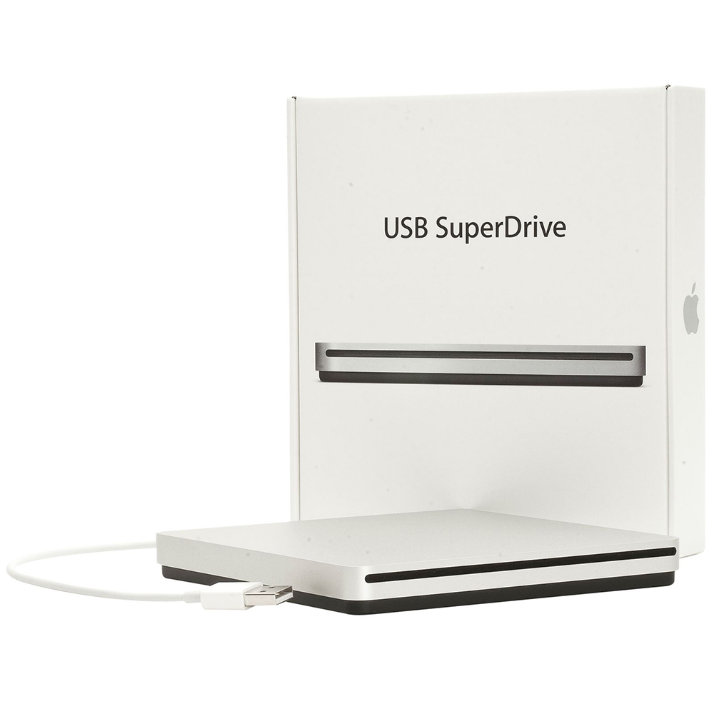 Зовнішній привід APPLE USB Superdrive (MD564ZM/A) Механізм завантаження дисків щілинний