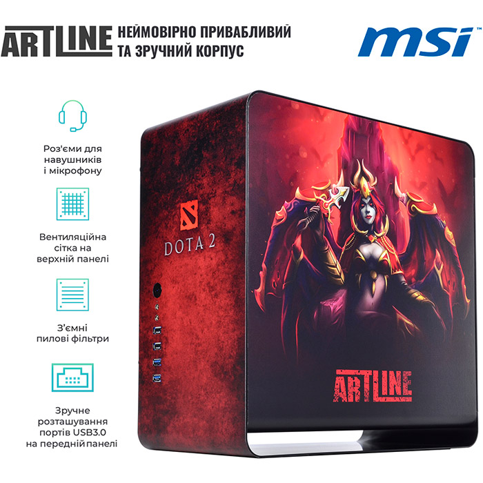 Внешний вид Компьютер ARTLINE Overlord DRAGON (DRAGONv35DR)