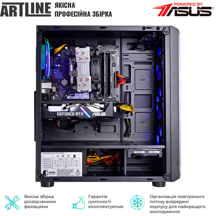 Зовнішній вигляд Комп'ютер ARTLINE Gaming X77 (X77v52Win)
