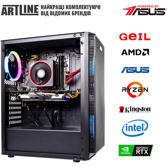 Зовнішній вигляд Комп'ютер ARTLINE Gaming X81 (X81v18)