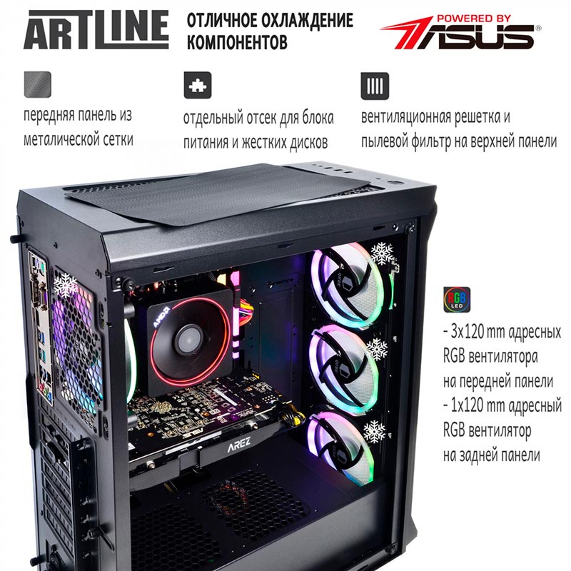 Комп'ютер ARTLINE Gaming X63 (X63v17) Клас геймерський