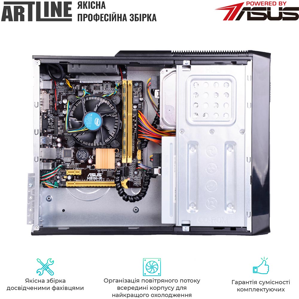 Комп'ютер ARTLINE Business B22 (B22v14Win) Чіпсет AMD A320