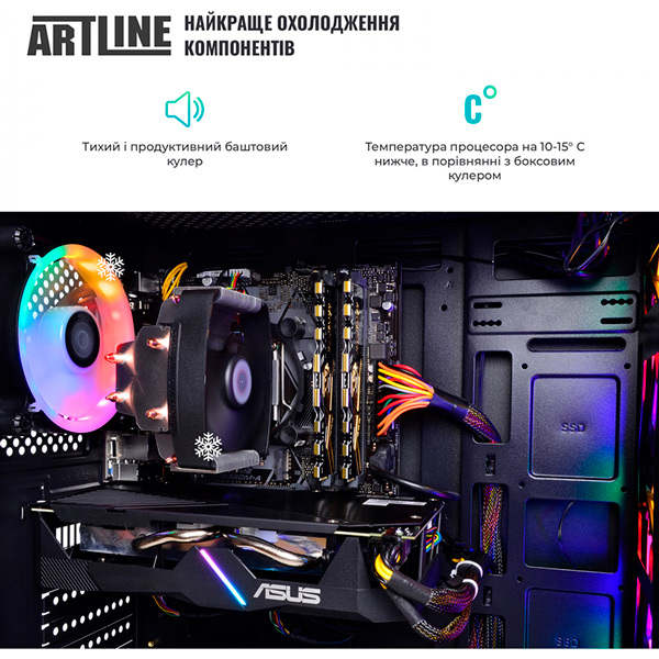 Комп'ютер ARTLINE Overlord X36 (X36v19) Модель процесора 11400F