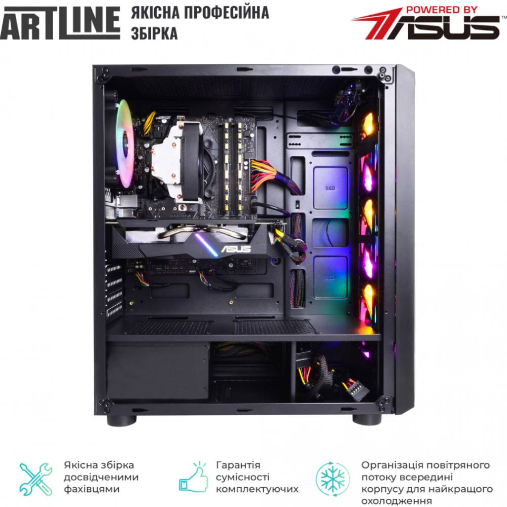 Компьютер ARTLINE Gaming X36 (X36v16) Чипсет PRIME H410M-K