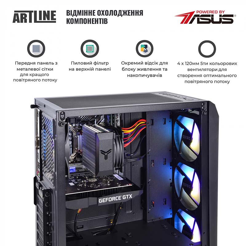 Компьютер ARTLINE Gaming X33 (X33v15Win) Модель процессора 12400F