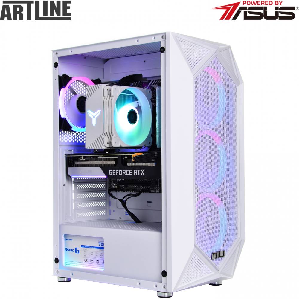 Зовнішній вигляд Комп'ютер ARTLINE Gaming X53WHITE (X53WHITEv34)