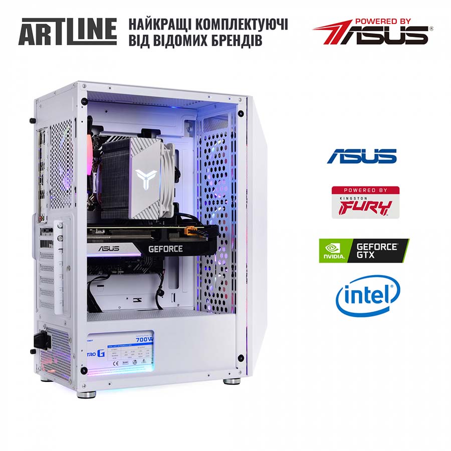 Зображення Комп'ютер ARTLINE Gaming X53WHITE (X53WHITEv32)