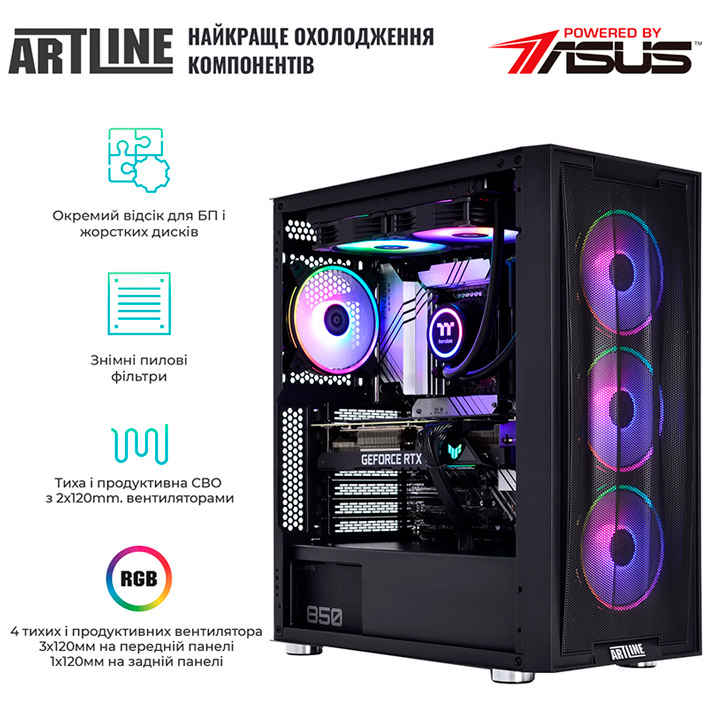 Зовнішній вигляд Комп'ютер ARTLINE Gaming X96v59