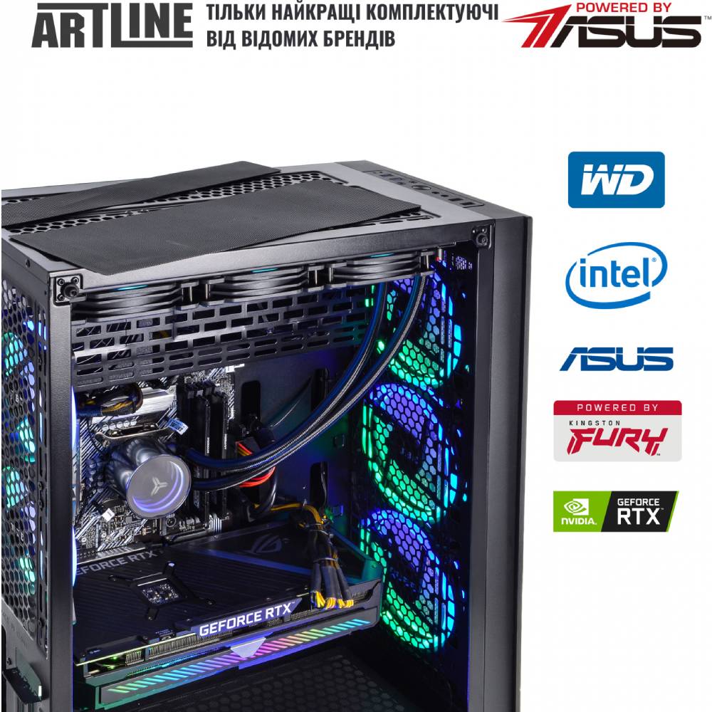 Зовнішній вигляд Комп'ютер ARTLINE Gaming X99v49