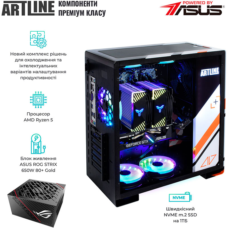 Компьютер ARTLINE Overlord ASMVv40 Серия процессора AMD Ryzen 5