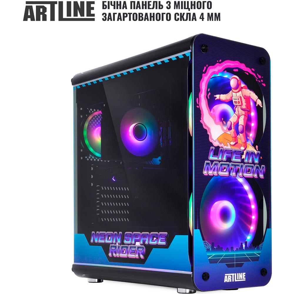 Компьютер ARTLINE Overlord NEONv45 Чипсет AMD B450