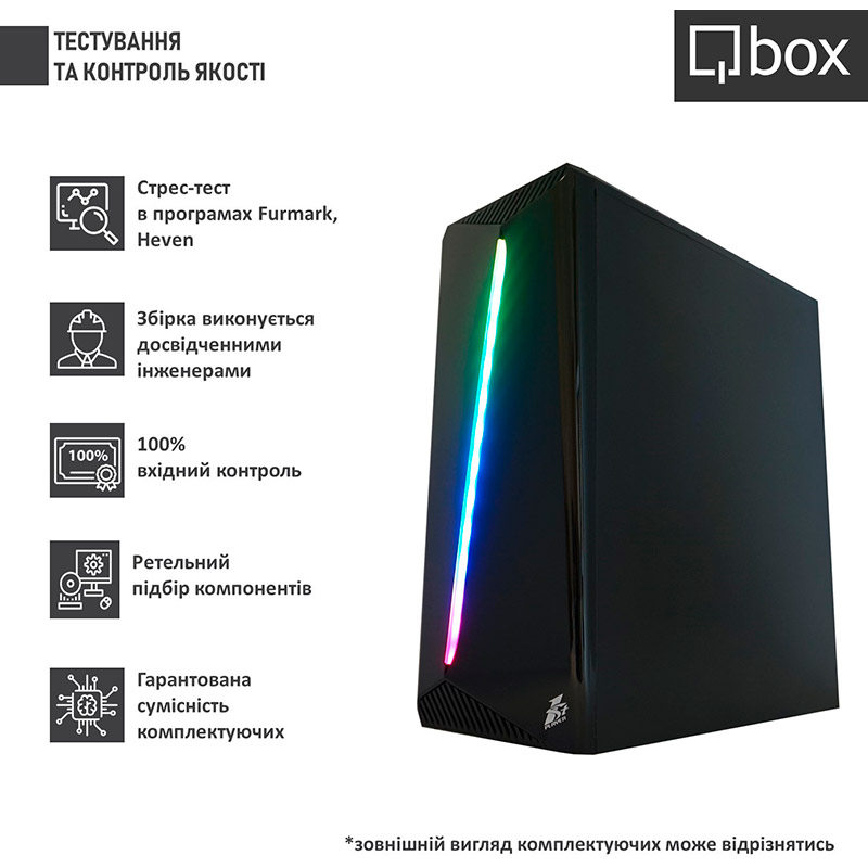 Зовнішній вигляд Комп'ютер QBOX I30866