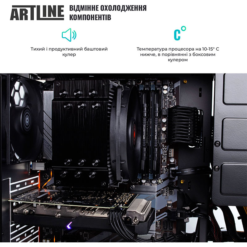 Комп'ютер ARTLINE WorkStation W72v10Win Модель процесора 7700X