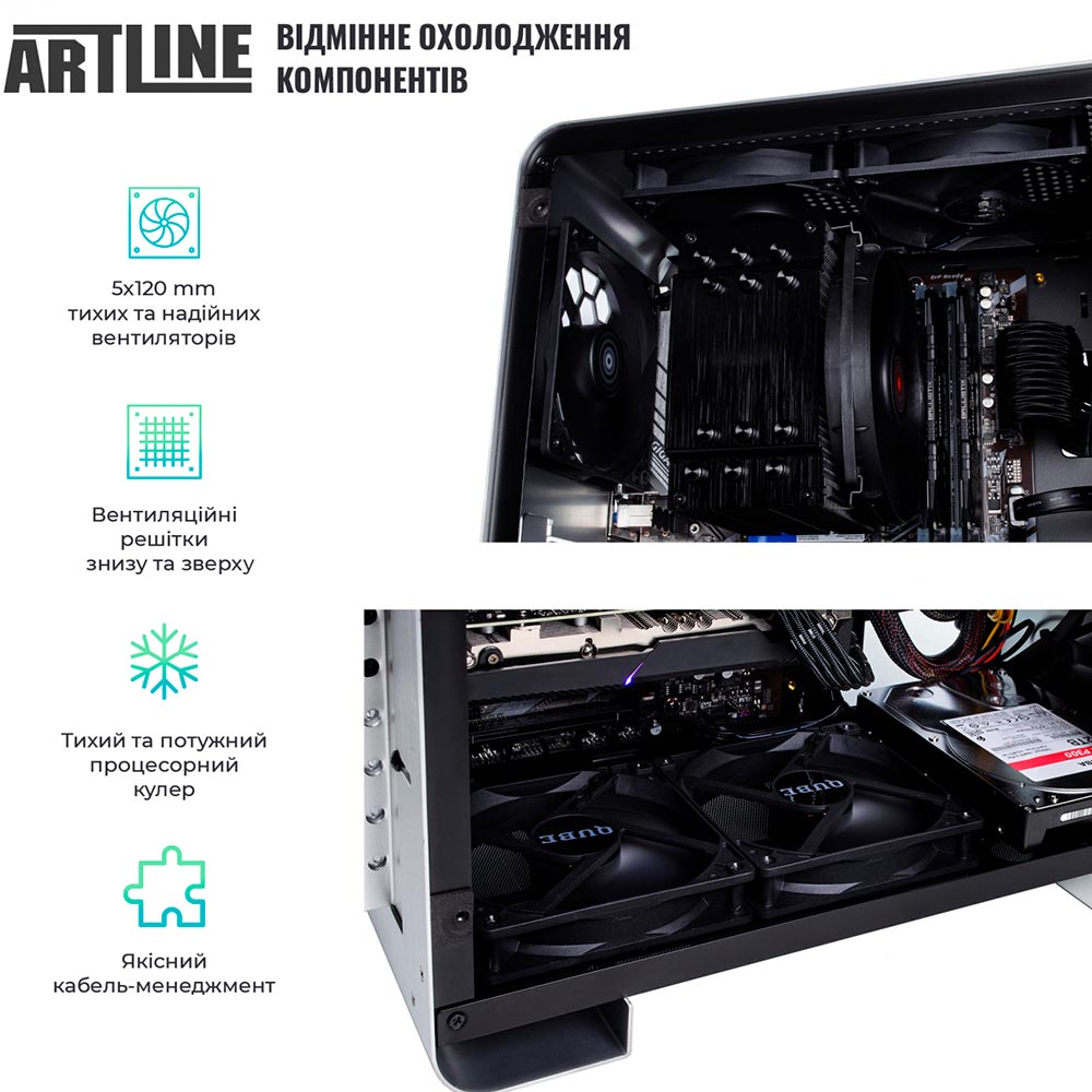 Комп'ютер ARTLINE WorkStation W72v08Win Чіпсет AMD B650