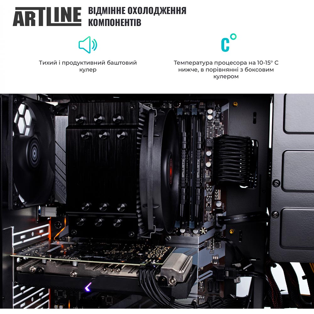 Комп'ютер ARTLINE WorkStation W72v08Win Модель процесора 7700X
