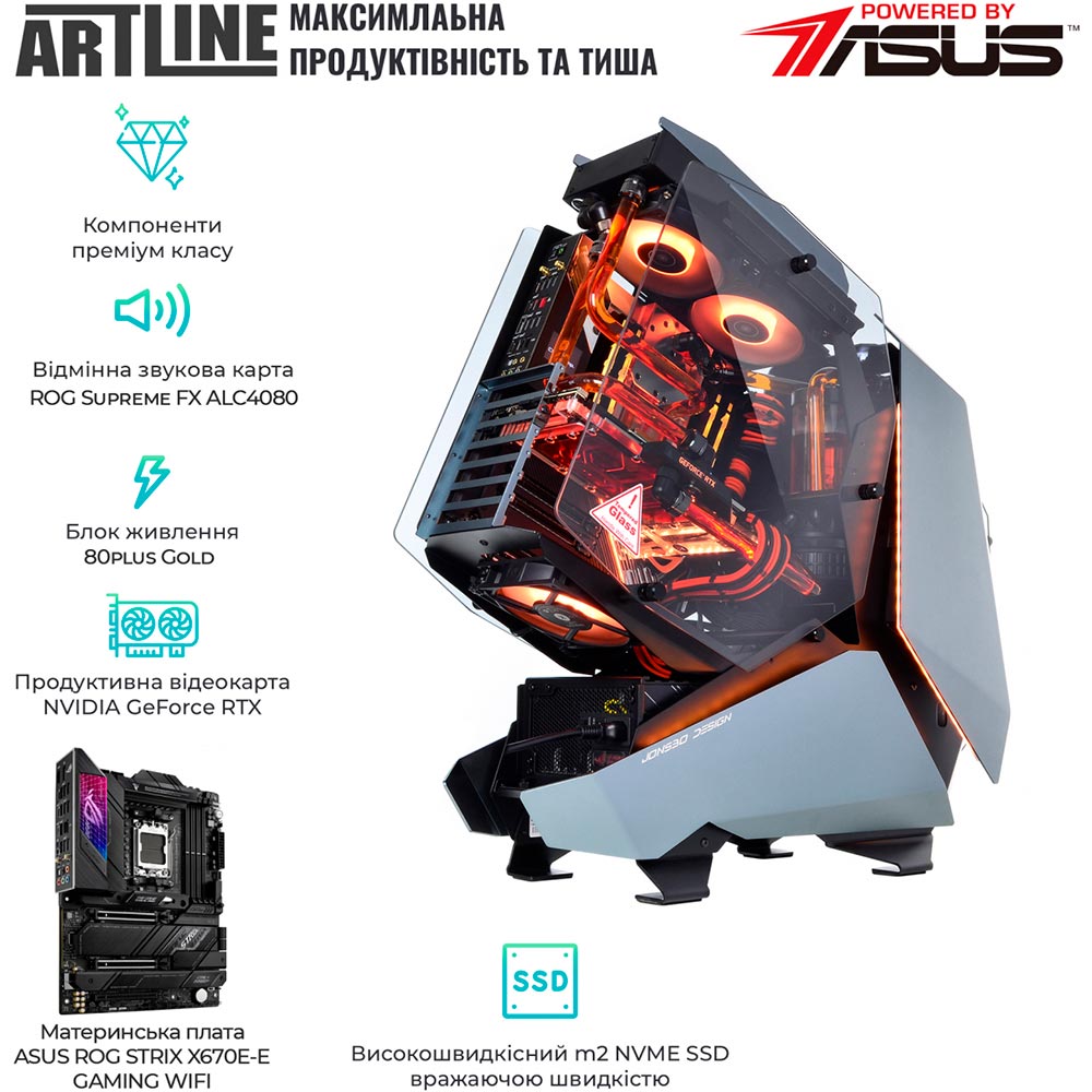 Компьютер ARTLINE Overlord P99v58Win Чипсет AMD X670