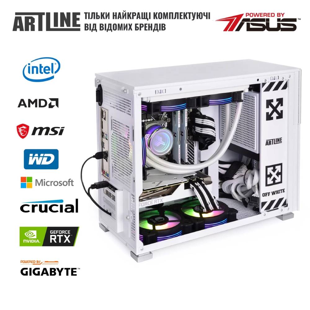 Комп'ютер ARTLINE Gaming D31WHITE (D31WHITEv17) Чіпсет Intel® B660