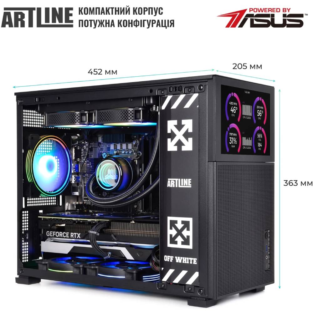 Комп'ютер ARTLINE Gaming D31 (D31v10Win) Клас геймерський