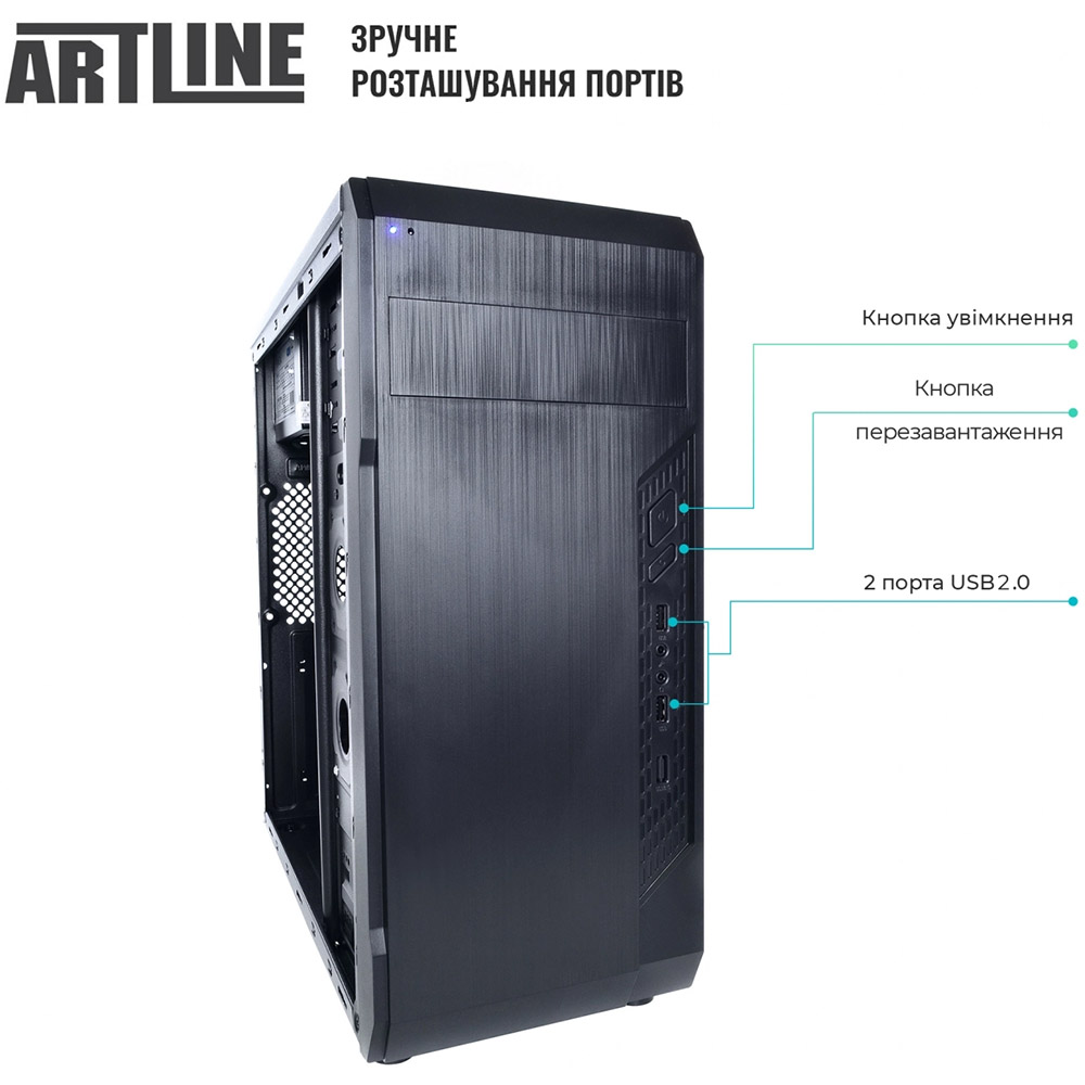 Комп'ютер ARTLINE Business B23 + Монітор B24F75plus-IPS (B23v26+B24F75plus-IPS) Серія процесора Intel Celeron