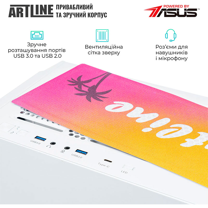 Зовнішній вигляд Комп'ютер ARTLINE Gaming GRAND (GRANDv40)