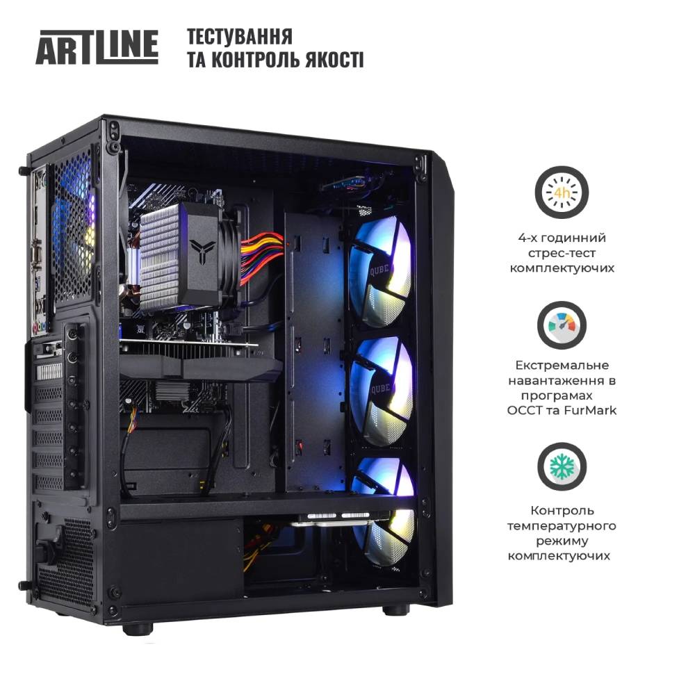 Зовнішній вигляд Комп'ютер ARTLINE Gaming X47 Windows 11 Home (X47v49Win)