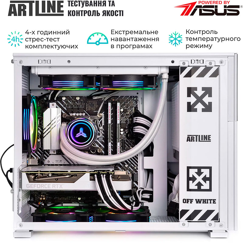 Внешний вид Компьютер ARTLINE Gaming D31WHITE Windows 11 Home (D31WHITEv08Win)