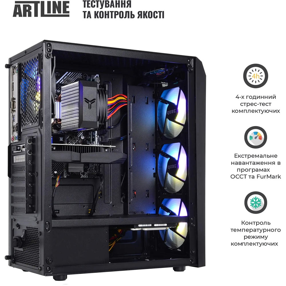 Замовити Комп'ютер ARTLINE Gaming X49 Windows 11 Home (X49v35Win)