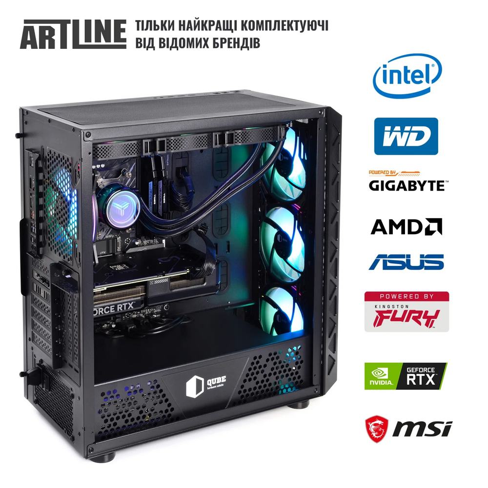 Комп'ютер ARTLINE Gaming X93 Windows 11 Home (X93v63Win) Серія процесора Intel Core i7