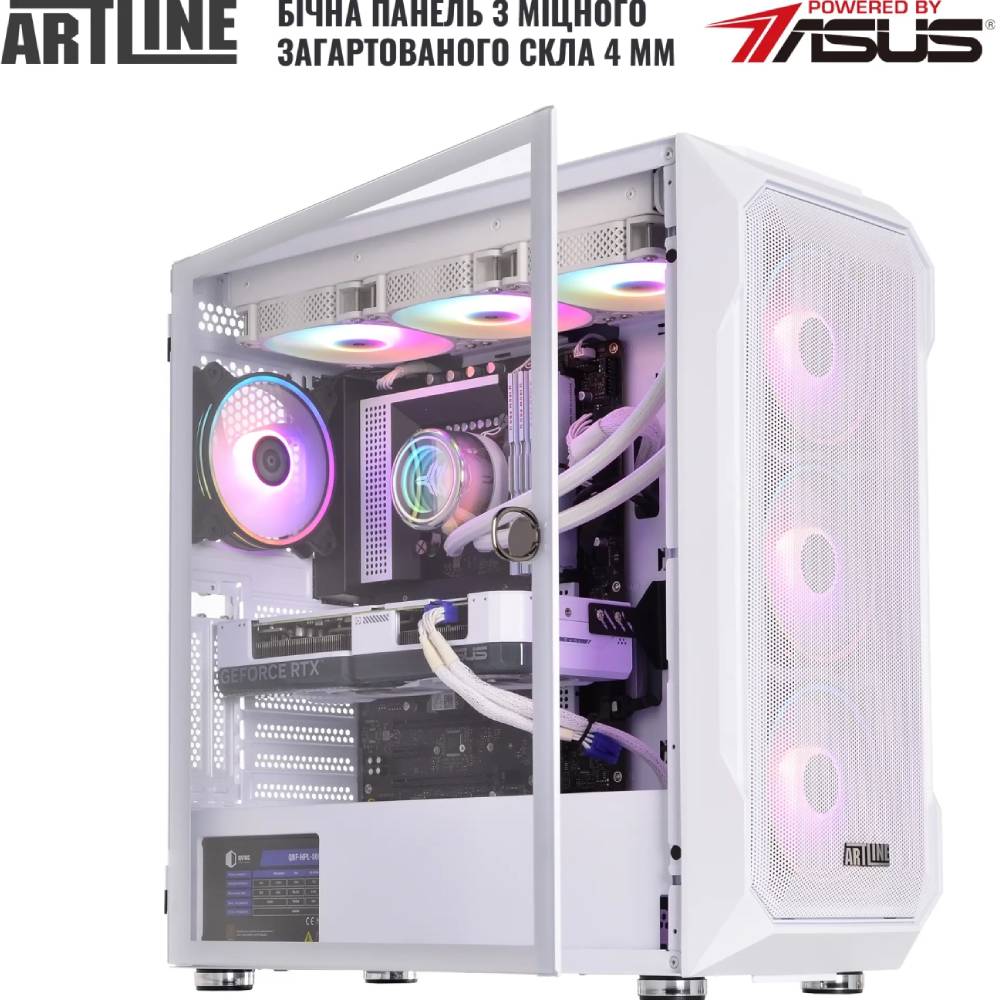 Комп'ютер ARTLINE Gaming X93WHITE Windows 11 Home (X93WHITEv63Win) Чіпсет N5-Z69XT