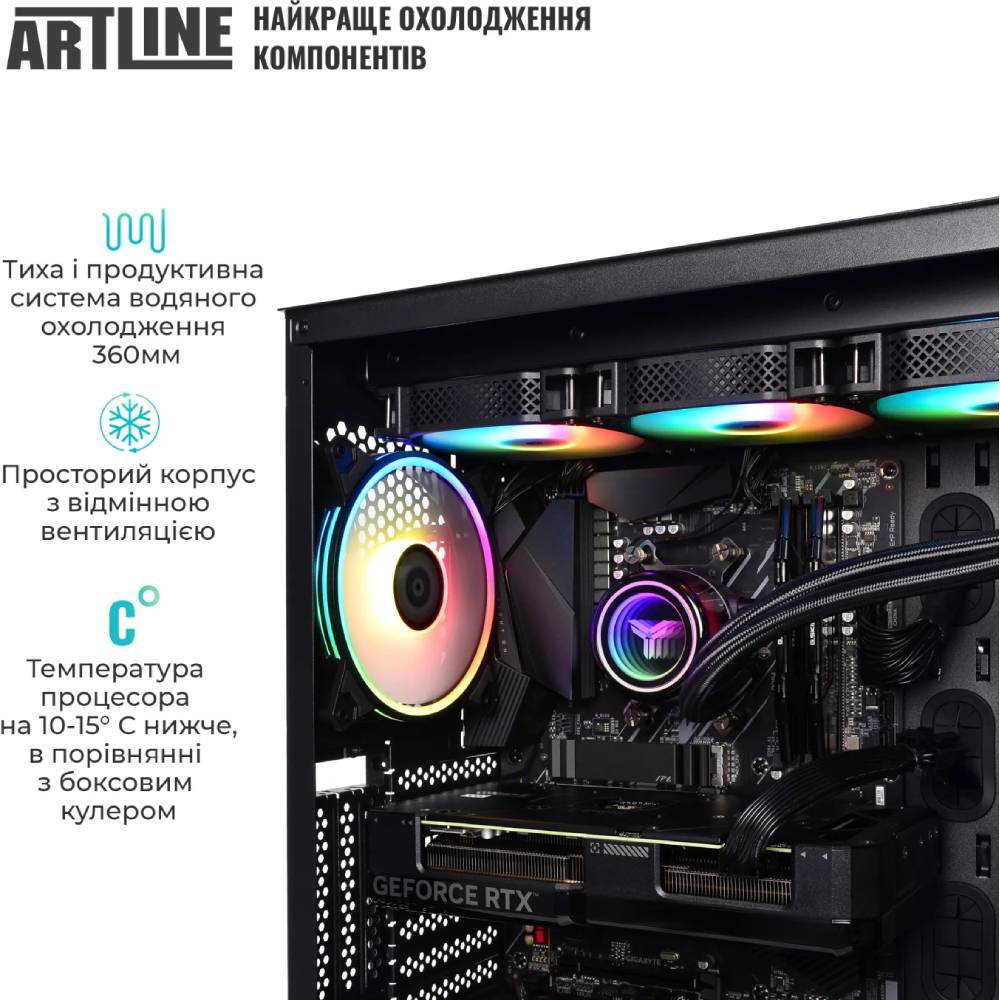 Замовити Комп'ютер ARTLINE Gaming X95 Windows 11 Home (X95v95Win)