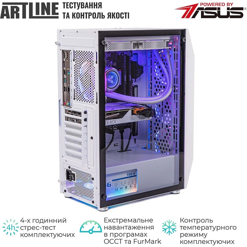 Фото Компьютер ARTLINE Gaming X75WHITE Windows 11 Home (X75WHITEv80Win)