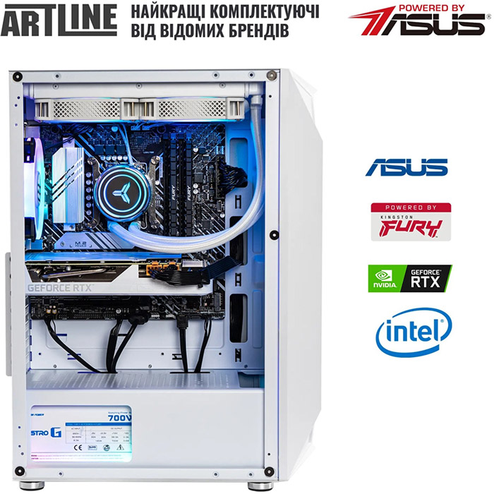 В Украине Компьютер ARTLINE Gaming X75WHITE Windows 11 Home (X75WHITEv80Win)