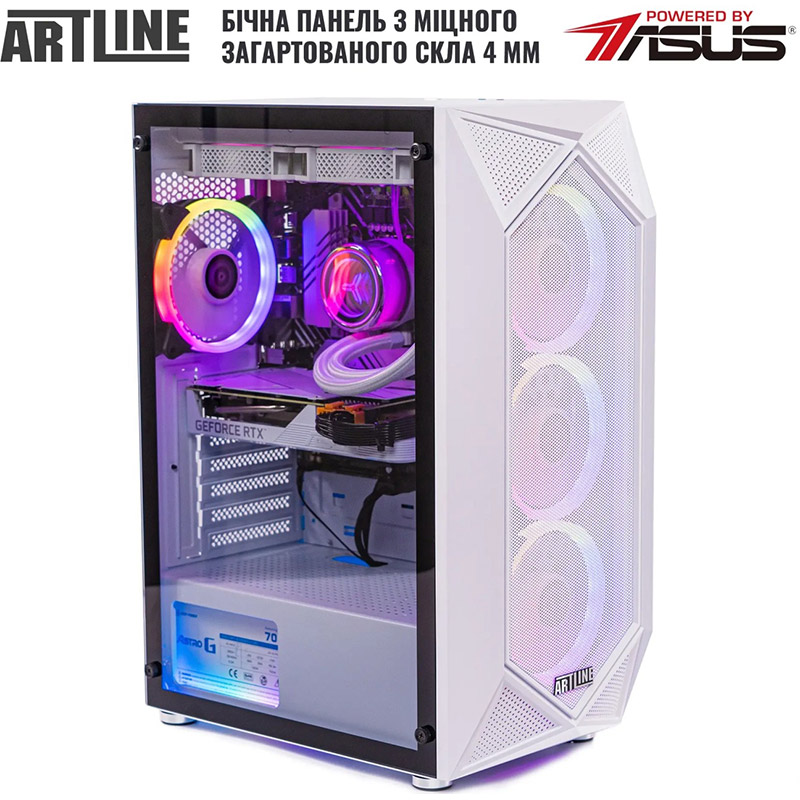 Компьютер ARTLINE Gaming X75WHITE Windows 11 Home (X75WHITEv80Win) Модель процессора 12700F