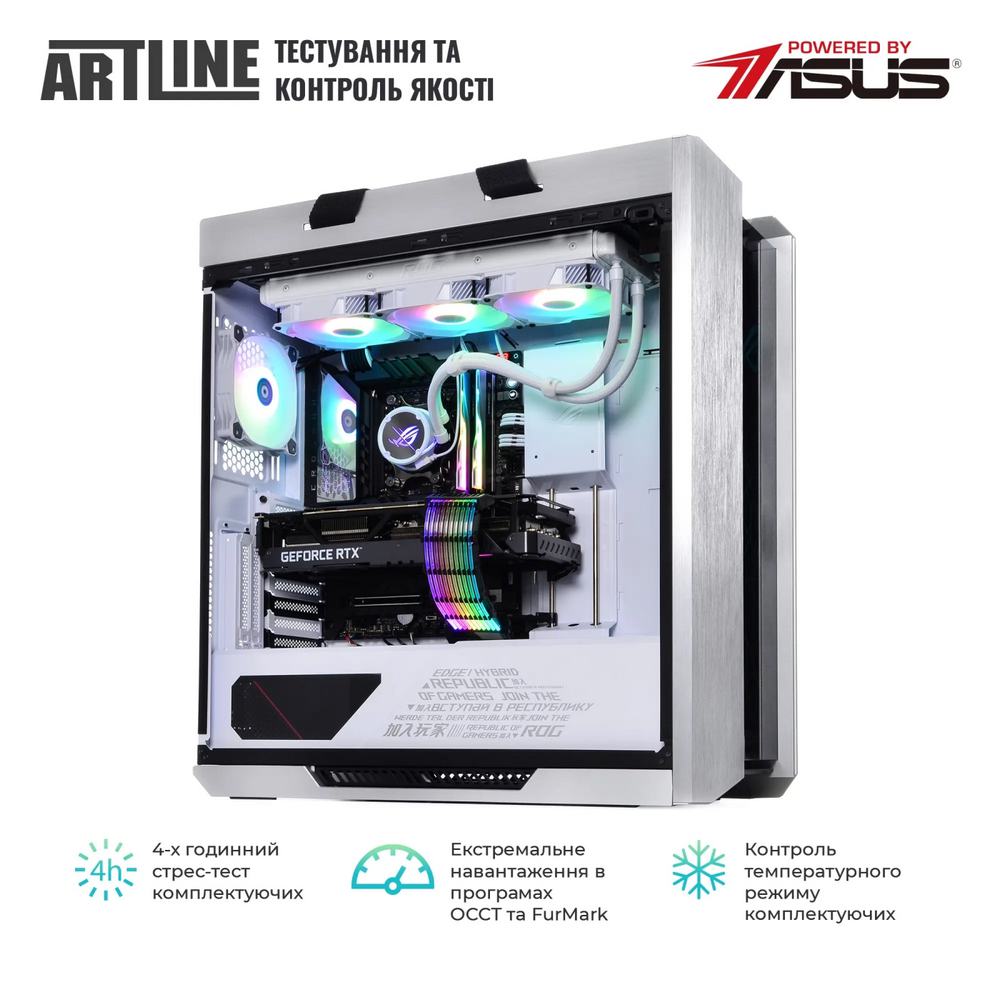 Компьютер ARTLINE Overlord STRIX Windows 11 Pro (STRIXv134Winw) Чипсет Intel® Z790