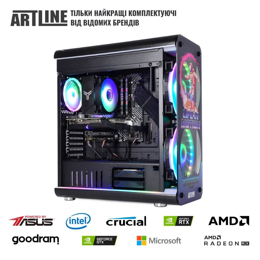 Компьютер ARTLINE Overlord NEON (NEONv95) Серия процессора AMD Ryzen 5