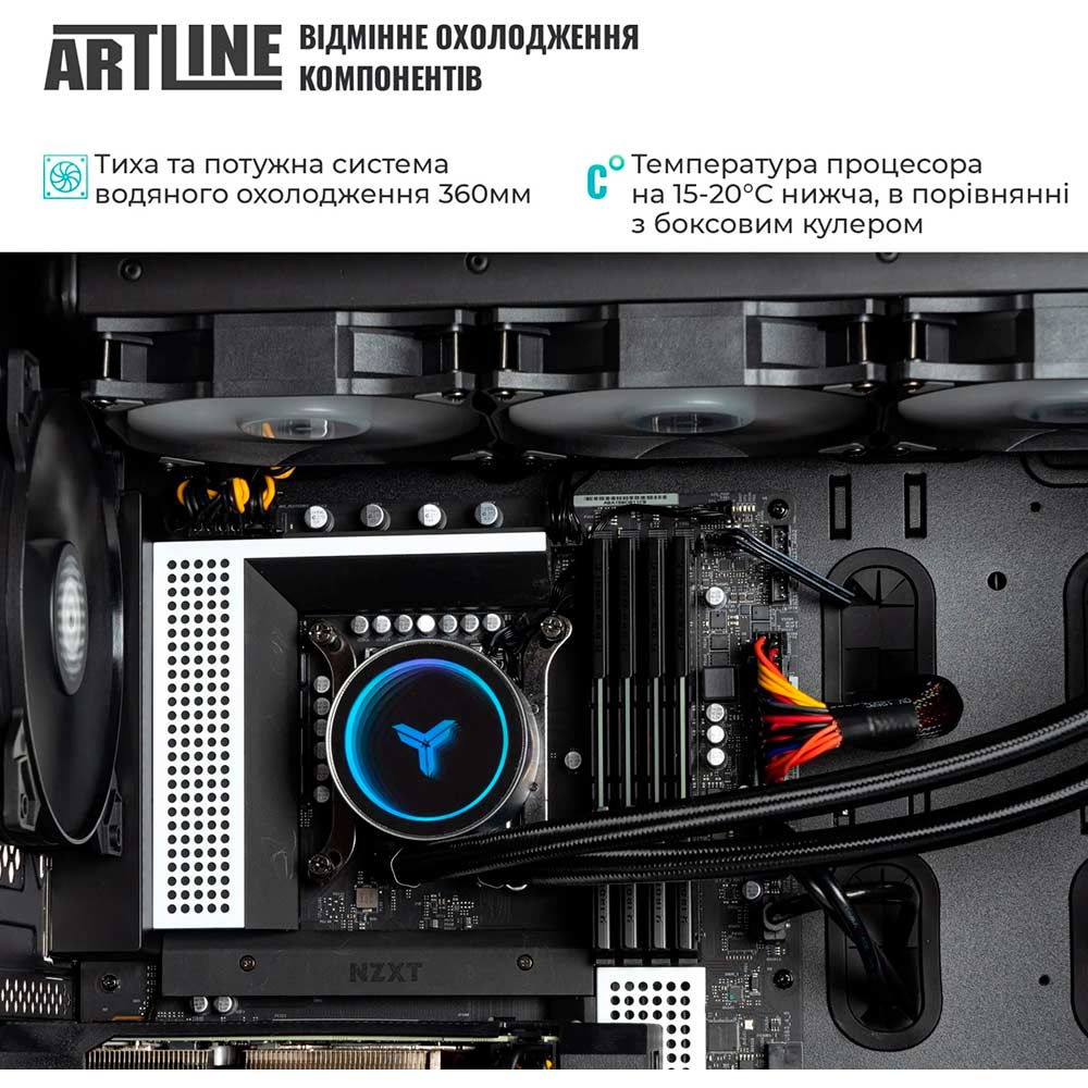 Комп'ютер ARTLINE WorkStation W96 Windows 11 Pro (W96v36Win) Модель процесора 14900KF