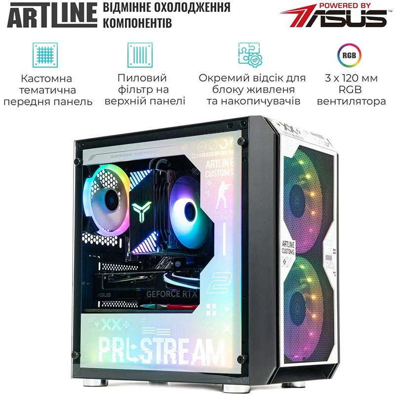 В Фокстрот Компьютер ARTLINE Gaming GBS (GBSv27cs)