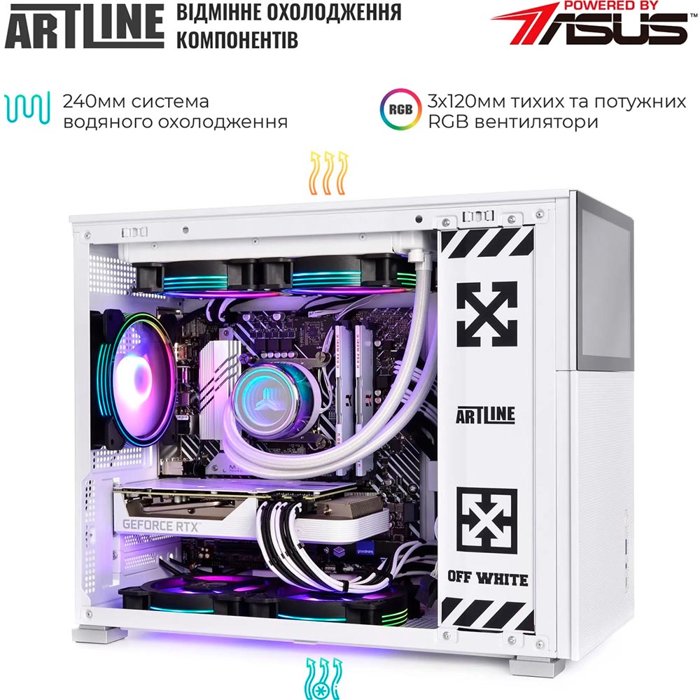 В Фокстрот Компьютер ARTLINE Gaming D31White (D31Whitev37)