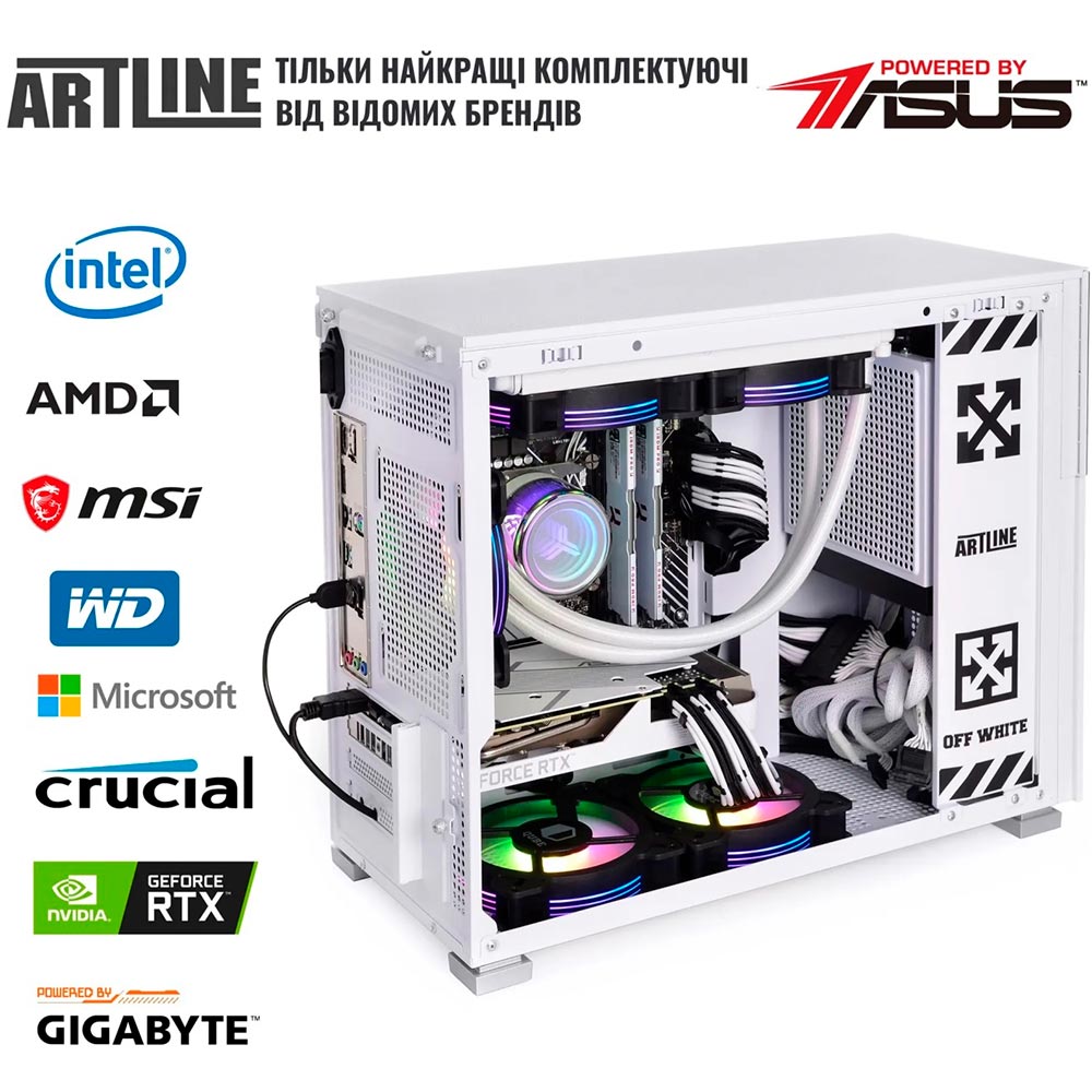 В інтернет магазині Комп'ютер ARTLINE Gaming D31White Windows 11 Home (D31Whitev37Win)