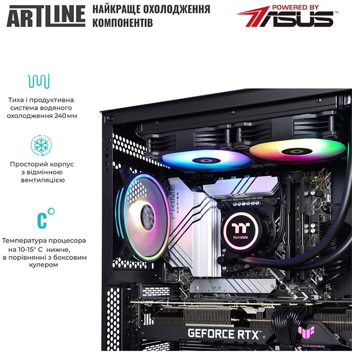 В Фокстрот Компьютер ARTLINE Gaming X94 Windows 11 Home (X94v78Win)