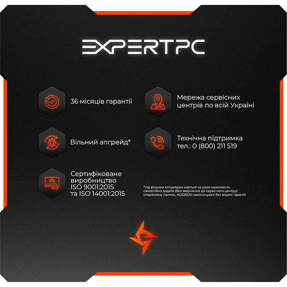 Зовнішній вигляд Комп'ютер EXPERT PC Business (A5700G.32.S10.INT.B1418)